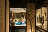 Modern home with Kids Room, Bench, Toddler Age, Travertine Floor, Neutral Gender, and Marble Floor. Playing room Photo 14 of Casa Chaaltun