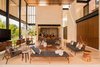 Modern home with Living Room, Sofa, Ceiling Lighting, Wall Lighting, Console Tables, Bench, Travertine Floor, Pendant Lighting, and Marble Floor. Living Photo 3 of Casa Chaaltun