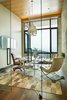 Modern home with Office, Medium Hardwood Floor, Desk, Study Room Type, Rug Floor, and Chair. A main level master, buffered by a jewel-box office offers the ultimate sanctuary. Photo 9 of Two Creeks