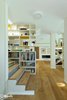 Modern home with Staircase, Wood Tread, and Wood Railing. A look from the Entrence Photo 4 of An Ideal Home Renovation for the Golden Years