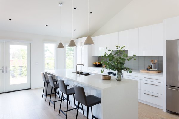 Open Kitchen & New Vaulted Ceiling