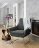 Modern home with Living Room, Chair, Gas Burning Fireplace, and Medium Hardwood Floor. Fireplace makeover to complement the client's beautiful new kitchen Photo 5 of Happy Valley Remodel
