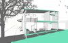 Section through the double height space Photo 9 of Dorgenois modern home