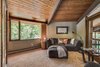 Modern home with Living Room, End Tables, Sofa, Coffee Tables, Table Lighting, Floor Lighting, and Carpet Floor. Sitting Room Photo 16 of Beautifully Designed Contemporary