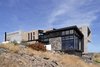 Modern home with Outdoor, Front Yard, Grass, and Hardscapes. Southeast Facade Photo of Casa AB