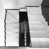 Modern home with Staircase, Stone Tread, and Glass Railing. Main Stairs Photo 9 of Casa AB