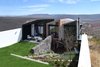 Modern home with Outdoor, Field, Garden, Grass, Gardens, Flowers, Stone Patio, Porch, Deck, Decking Patio, Porch, Deck, and Wood Patio, Porch, Deck. West Facade Photo 16 of Casa AB