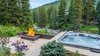 Modern home with Outdoor, Trees, Boulders, Shrubs, Flowers, Walkways, Landscape Lighting, Large Patio, Porch, Deck, Stone Patio, Porch, Deck, and Post Lighting. Vail, Colorado on Gore Creek Photo 19 of Beaver Dam Luxury