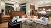 Modern home with Chair, Sofa, Recessed Lighting, Light Hardwood Floor, Coffee Tables, End Tables, Table, Stools, Bar, Pendant Lighting, Accent Lighting, Granite Counter, Marble Backsplashe, Refrigerator, Wood Cabinet, Cooktops, Range Hood, Dishwasher, Wall Oven, and Living Room. living/kitchen/dining Photo 9 of Westlake4