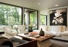 Modern home with Living Room, Sofa, Coffee Tables, Chair, Recessed Lighting, Ceiling Lighting, End Tables, Table Lighting, Medium Hardwood Floor, and Dark Hardwood Floor. Family Room Photo 3 of Hemlock Hill