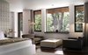 Modern home with Bedroom, Chair, Bed, Night Stands, Floor Lighting, Table Lighting, Recessed Lighting, Medium Hardwood Floor, and Dark Hardwood Floor. Master Bedroom Photo 8 of Hemlock Hill