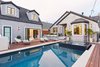 Pool, Exterior of Main House and Guest House Photo 16 of West Hollywood Tudor modern home