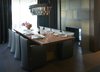 Modern home with Dining Room, Pendant Lighting, Chair, Table, Lamps, Two-Sided Fireplace, and Wood Burning Fireplace. Dining room, fireplace/room divider Photo 6 of Rock'n Roll