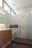 Modern home with Engineered Quartz Counter and Porcelain Tile Floor. Master Bath Photo 13 of Oaks Parkhouse