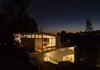 Modern home with Outdoor, Side Yard, Garden, Woodland, Slope, and Small Patio, Porch, Deck. Master Suite at night Photo 14 of Oaks Parkhouse