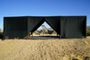 Modern home with Outdoor. Shown with door flaps in open position for a cross breeze Photo 2 of Joshua Tree Case Study Cabin