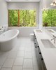 Full bath with deep soaking tub Photo 7 of The Milton House modern home