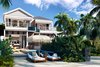 Modern home with Outdoor, Plunge Pools, Tubs, Shower, Trees, and Back Yard. 3-bedroom beach villa Photo 2 of Virtual Tour: Itz'ana Resort & Residences in Belize