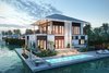 Modern home with Outdoor and Plunge Pools, Tubs, Shower. 5-bedroom lagoon villa Photo 5 of Virtual Tour: Itz'ana Resort & Residences in Belize