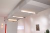 Modern home with Living Room, Ceiling Lighting, and Wall Lighting. Entry wall connected to soffit over front end of main multi-mode room Photo 9 of Facade/Fasad