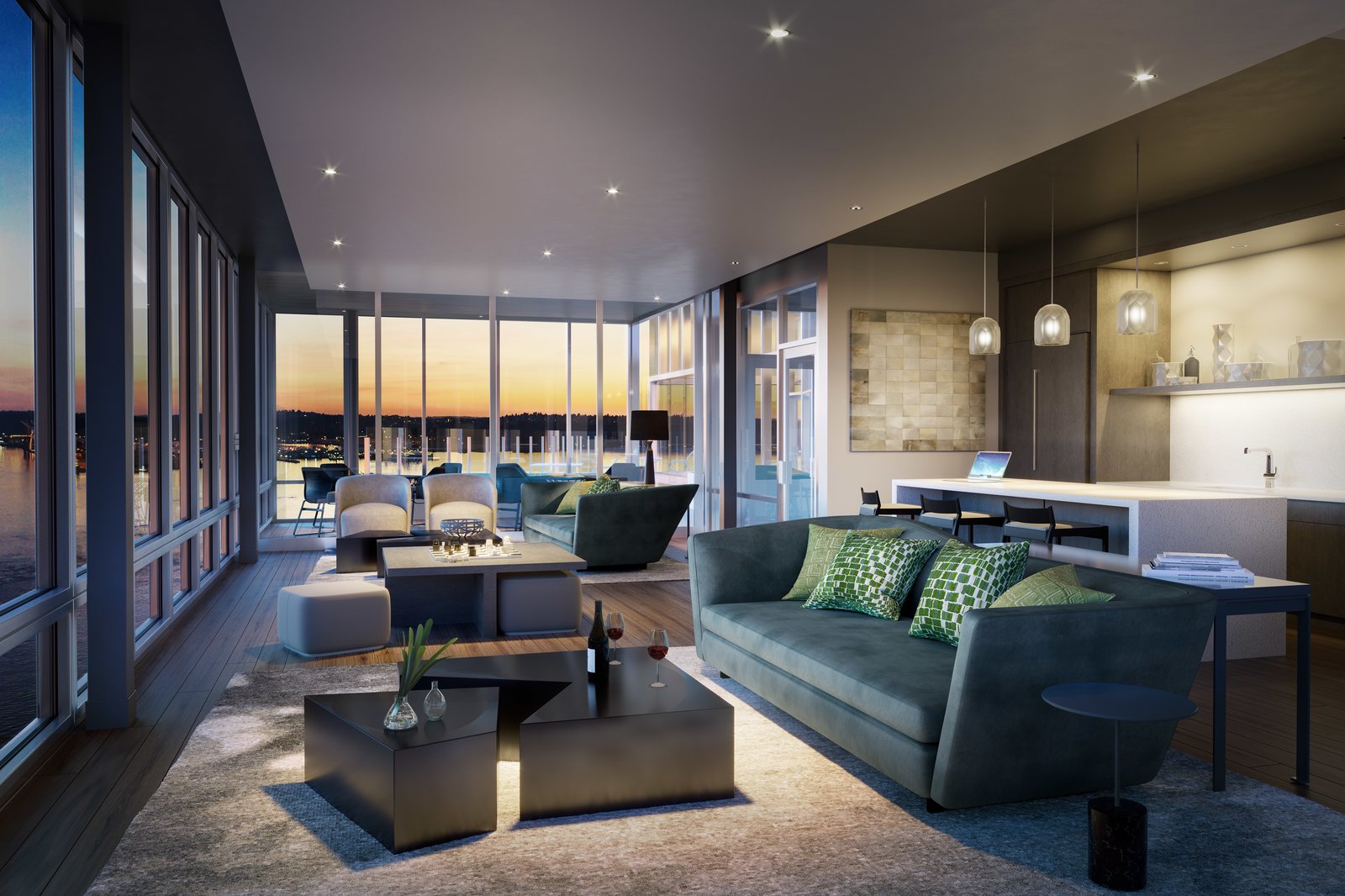 Photo 3 of 4 in These Seattle Luxury High-Rise Residences Bring Modern ...