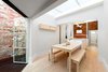 Modern home with Dining Room, Table, Bench, and Light Hardwood Floor. Dining Photo 4 of Curtain Cottage