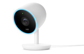 Nest Cam IQ Indoor is a security camera, intercom, and Google Assistant smart speaker—all in one.