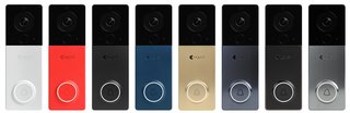 August's new August View video doorbell is slimline, so will fit on most doors, and has a variety of faceplates to fit with your decor.