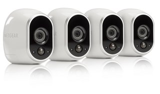 Arlo's outdoor cameras are battery powered and come with magnetic mounts, making moving and adjusting them simple. 
