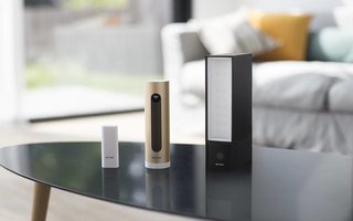 Netatmo's system includes a video doorbell, an indoor camera, and an outdoor camera with a floodlight. The range is compatible with Apple's HomeKit.