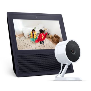 You can use any Alexa with a screen as a two-way calling device in your home, or Amazon's new Cloud Cam can work for communication and security.