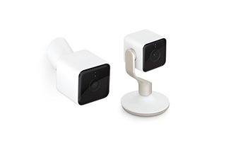 Hive Indoor is a WiFi camera that complements a home's decor, coming in two colors, black/copper or white/champagne. Hive Outdoor is a new weatherproof security camera with two-way audio and 8x digital zoom.