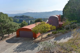 Motorists on the nearby Doran Memorial Bridge can see the home as they cross over San Mateo Creek heading north to San Francisco.
