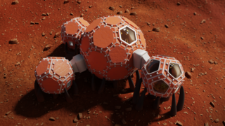 Mars Incubator's third-place-winning model would fit right in on the set of Matt Damon's The Martian—and it even features a greenhouse.
