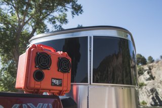The DemerBox is a rugged, waterproof outdoor speaker and charger that will make sure you have a soundtrack for all your camping moments. Co-owned by country star Zac Brown, the musician says he takes his everywhere he goes.