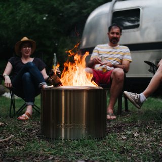 The Solo Stove Bonfire is the perfect portable fire pit. With almost no smoke and a technology that creates a second combustion leaving virtually no ash, this is a cleaner, greener campfire.