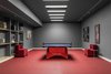 Modern home with Living Room, Ceiling Lighting, Track Lighting, Chair, and End Tables. Table Tennis Room Photo of Copperwood