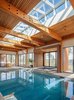 Modern home with Living Room. Indoor Pool Photo of Timberidge