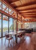 Modern home with Dining Room, Stools, Bar, Table, Pendant Lighting, Chair, and Ceiling Lighting. Dining Room Photo 5 of Timberidge