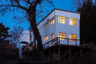 Richmond's first modern home was built in 1936 by George E. Hoppe Jr. and is located at 1900 South Meadow Street.