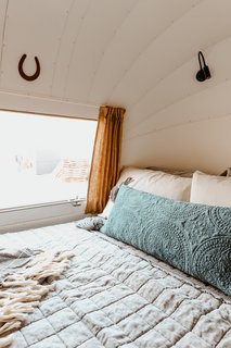 Armstrong altered bedding for the modified mattress so that it would fit the new curved edges.