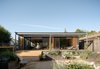 Modern home with Outdoor, Flowers, Raised Planters, Wood Patio, Porch, Deck, Prefab Container Pools, Tubs, Shower, Vertical Fences, Wall, Gardens, Wood Fences, Wall, Shrubs, and Back Yard. A simple, chic, elegant backyard design of Connect 6 in Palo Alto, CA. Photo 6 of Palo Alto Connect 6