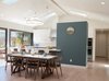 Modern home with Dining Room, Table, Ceiling Lighting, Chair, Lamps, Vinyl Floor, Recessed Lighting, and Accent Lighting. Dining area Photo 3 of White House