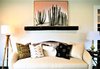 Modern home with Living Room, Sofa, End Tables, Accent Lighting, Medium Hardwood Floor, Dark Hardwood Floor, Floor Lighting, and Table Lighting. View of Sofa Photo 4 of A 1920's English Cottage