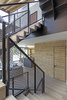 Modern home with Staircase, Metal Tread, and Metal Railing. All finishes appear in their natural state Photo 11 of The Wedge House