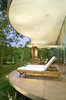 Modern home with Outdoor, Landscape Lighting, Trees, Back Yard, Grass, Small Patio, Porch, Deck, Shrubs, and Concrete Patio, Porch, Deck. Patio at Guest House by Miró Rivera Architects Photo 7 of Guest House