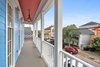 Modern home with Outdoor, Hanging Lighting, Hardscapes, Front Yard, and Decking Patio, Porch, Deck. Balcony overlooking the historic Marigny Photo 11 of Baker's Row