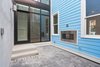 Private courtyard with transparent fireplace Photo 3 of Baker's Row modern home