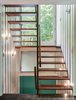 DeSilver House is a bi-level plan. The staircase was made by Unistruct Product Co in Chicago. Photo 4 of DeSilver House by John Black Lee + Harrison DeSilver | 1961 modern home
