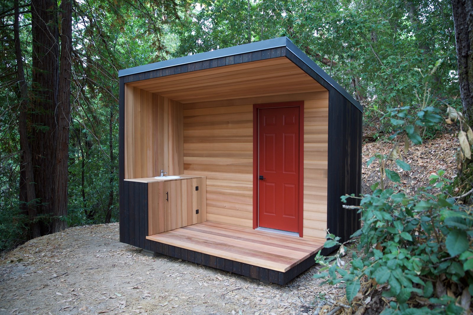 Photo 2 Of 15 In DIY Project How To Build Your Own Modern Outhouse 